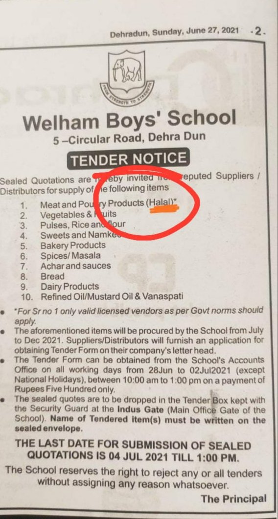 welham boys school controversial tender