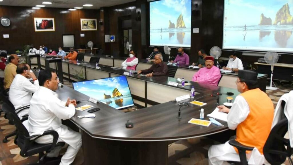 Pushkar dhami cabinet meeting