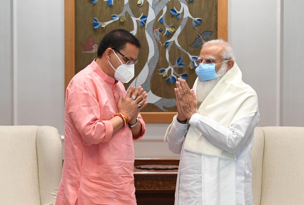 CM Dhami meets PM Modi
