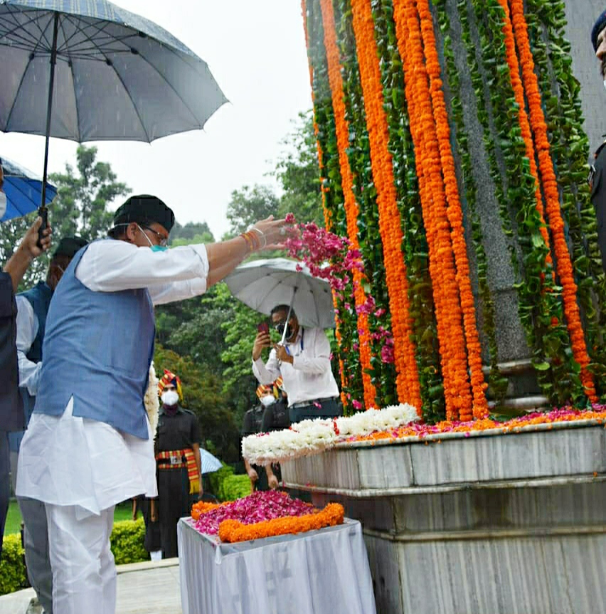 shaurya diwas cm dhami pays tribute to martyrs