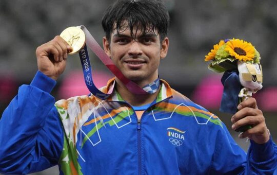 Neeraj Chopra gold medal