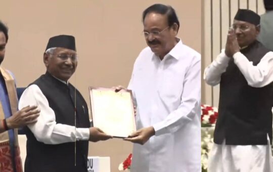 narendra singh negi felicitated with sangeet natak academy award
