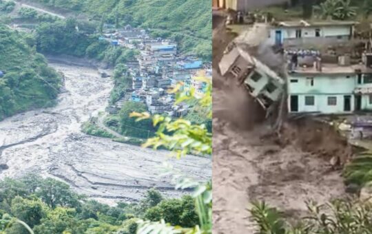 cloudburst on india nepal border 50 house damaged