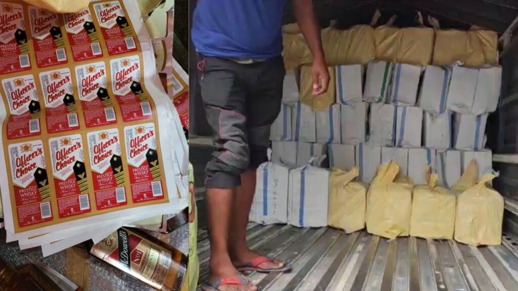 excise department raid indehradun house illegal liquor siezed