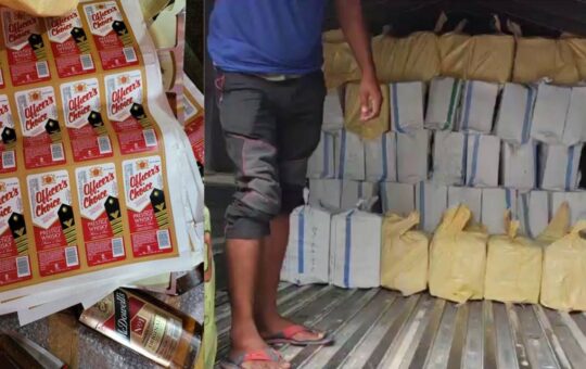 excise department raid indehradun house illegal liquor siezed