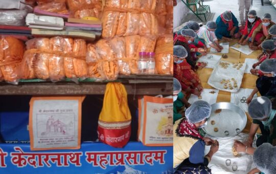 women shg earn profit by selling prasad in kedarnath