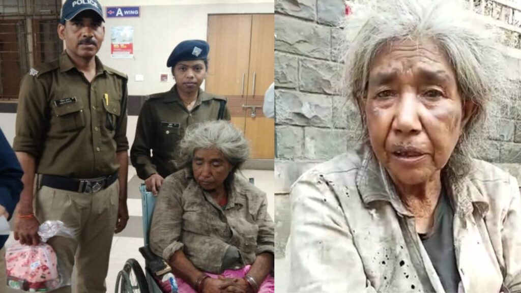 police searched missing old women in mumbai from almora