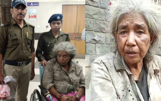 police searched missing old women in mumbai from almora