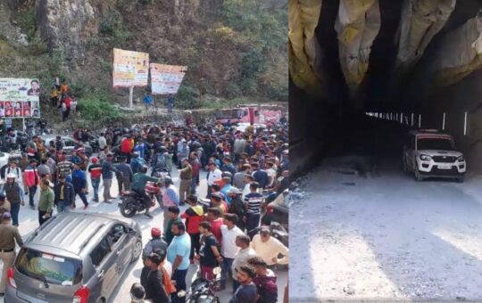 people blocked highway after local youth dies inside bypass tunnel