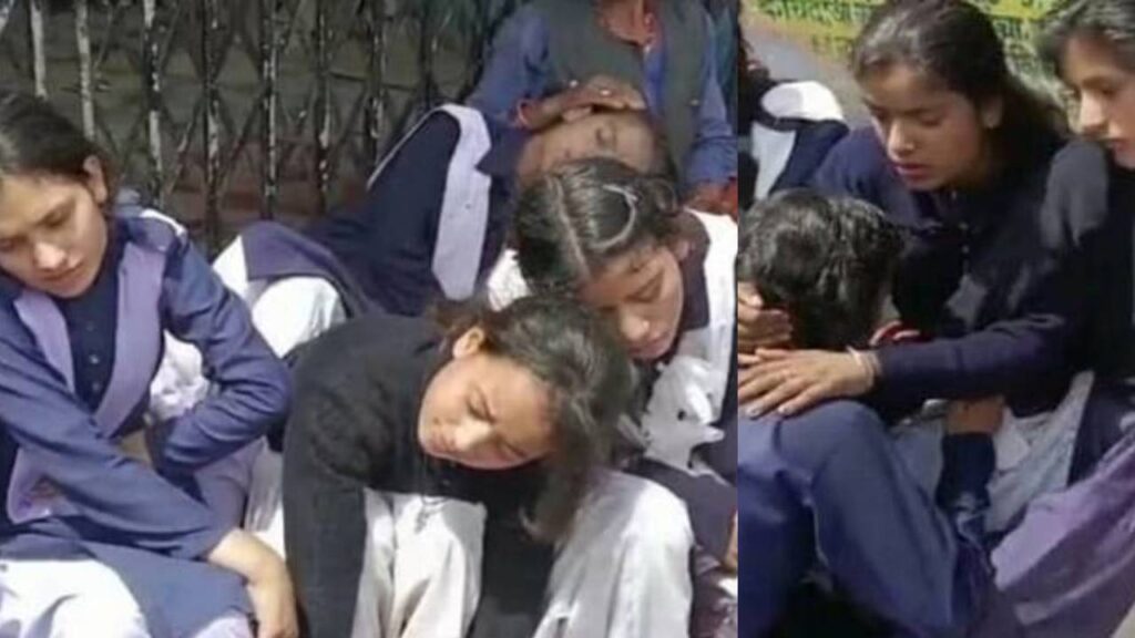 uttarkashi school girls hysteria crying