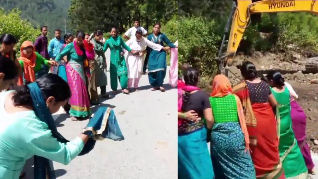 villages celebrates road cutting work after long lasting demand fulfilled