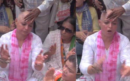 congress protest on various issue, jyoti rautela tonsure hair demanding justice for ankita