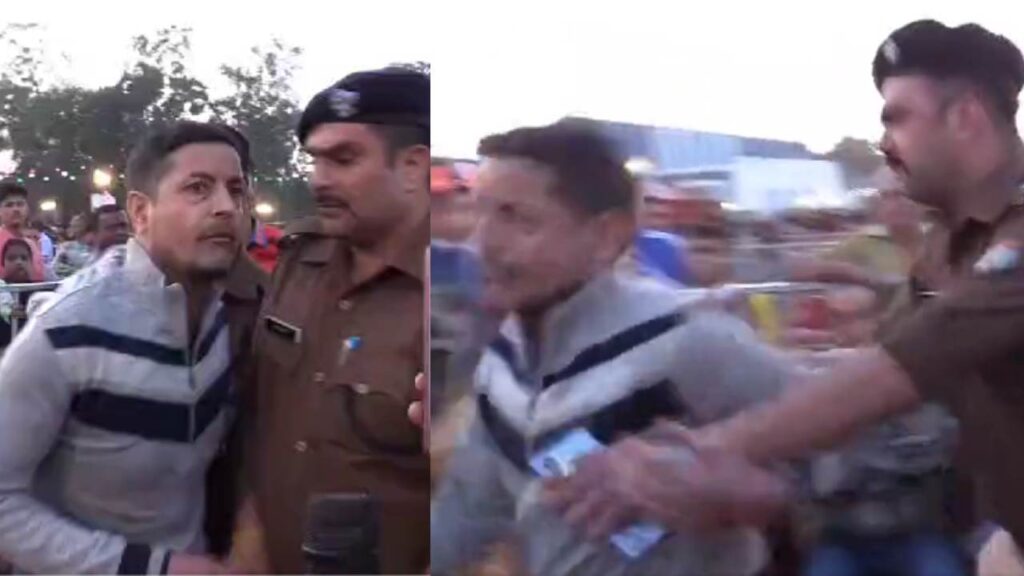 police si misbehave with journalist