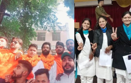 ABVP Losses president post ion DAV, wins in sgrr and mkp