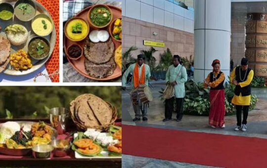 traditional welcome and pahari food will be served to guests in ionvestors summit