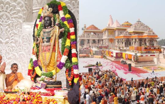 Shri ram mandir pran pratishtha Ram lala Pratima adbhut
