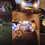 बाइक से टकराकर फंस गया गुलदार, घंटों के बाद ट्रैंकुलाइज से किया गया रेस्क्यू