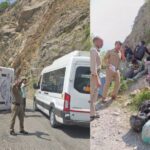 बद्रीनाथ हाइवे पर टला बड़ा हादसा, तोताघाटी में चारधाम यात्रियों की बस पलटी