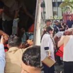 देहरादून: भरभराकर गिर पड़ी सर्वे ऑफ इंडिया की दीवार, एक युवक गंभीर रूप से घायल